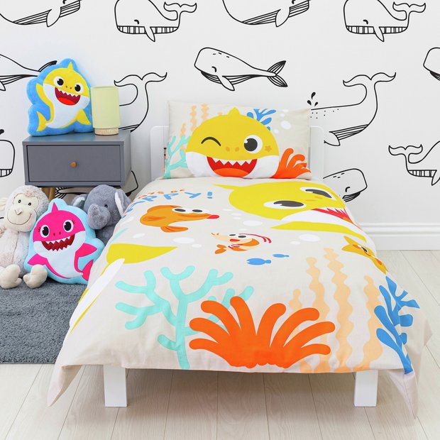 Buy Baby Shark Fintastic Yellow Kids Bedding Set Toddler Kids