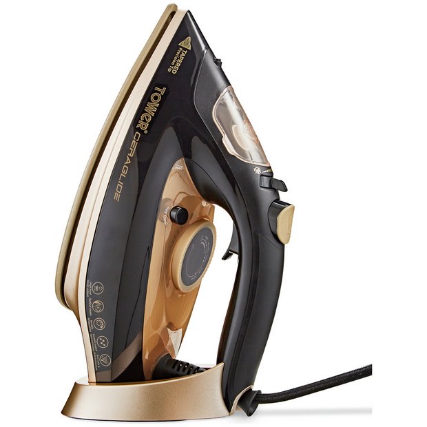 Buy Tower T22021GLD Ceraglide Steam Iron Irons Argos