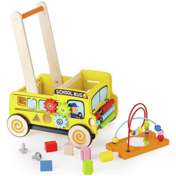 Wooden baby walker store argos