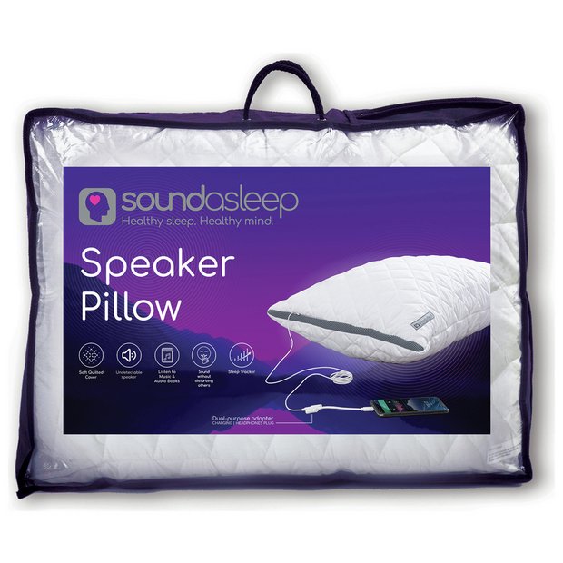 Buy Soundasleep Medium Support Speaker Pillow | Pillows | Argos