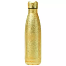 Smash Gold Cracked Stainless Steel Water Bottle - 500ml