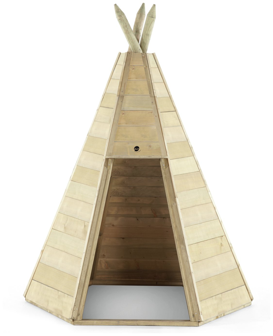 Plum Teepee Hideaway Children's Wooden Play Tent 