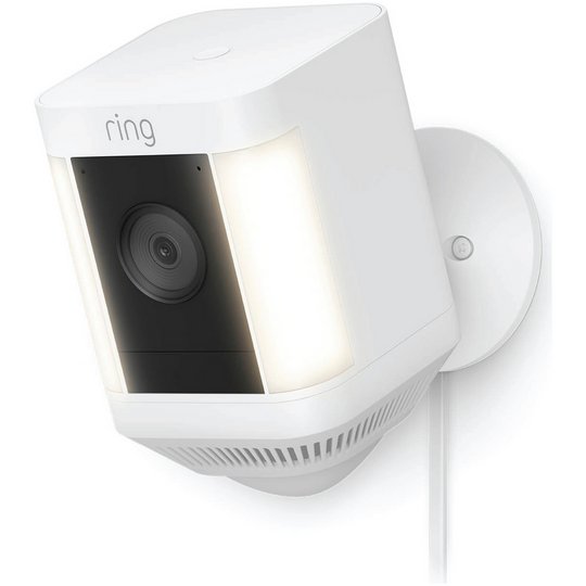 Ring Spotlight Cam Plus Plug In Security Camera - White
