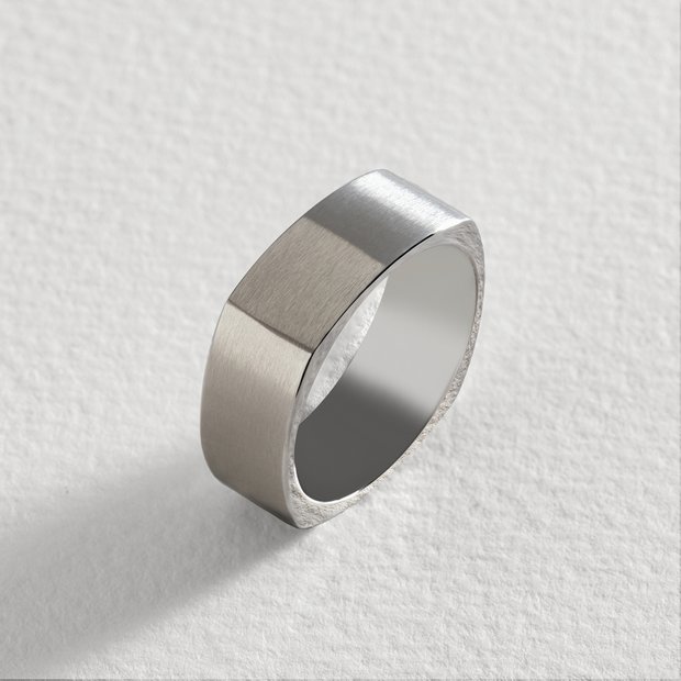 Mens titanium rings on sale argos