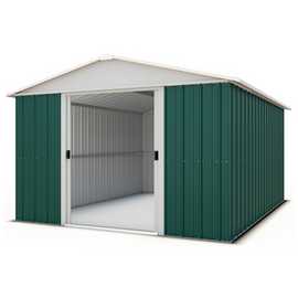 Yardmaster Deluxe Metal Shed with Support Frame - 10 x 10ft