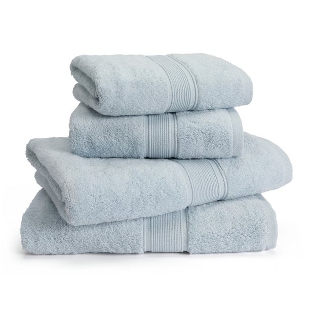 Buy Habitat Cotton Supersoft 4 Piece Towel Bale - Country Blue, Towels