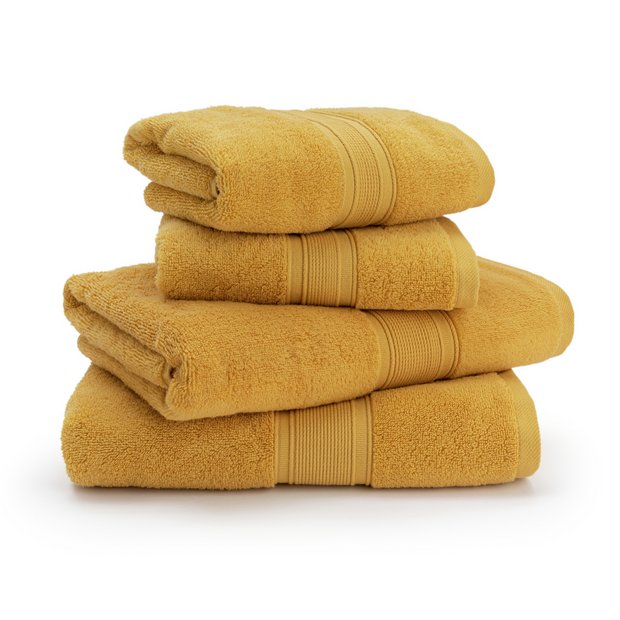 Mustard outlet geo towels