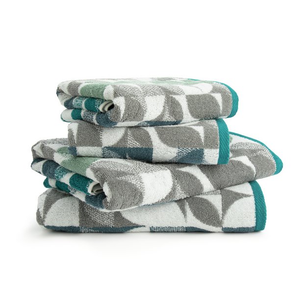 Teal and grey bath hot sale towels