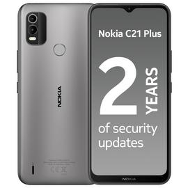 SIM Free Nokia C21 Plus 32GB Mobile Phone - Grey