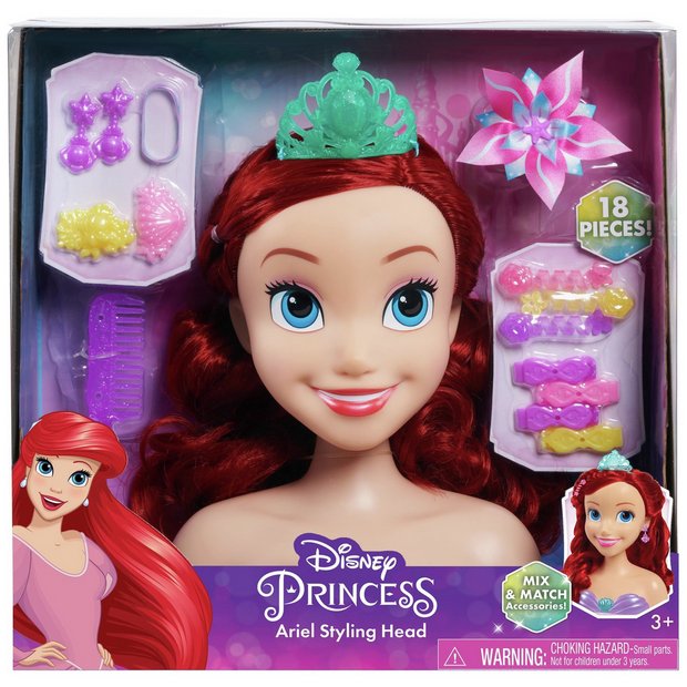 Buy Disney Princess Ariel Styling Head Dolls Argos