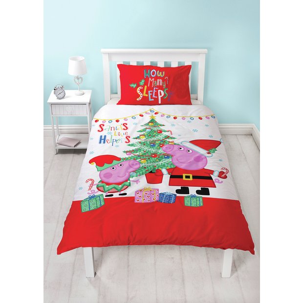 Buy Peppa Pig Noel Bedding Set Single Kids Duvet Sets Argos