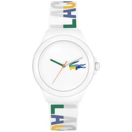 Lacoste Neocroc Ladies White Silicone Strap Watch