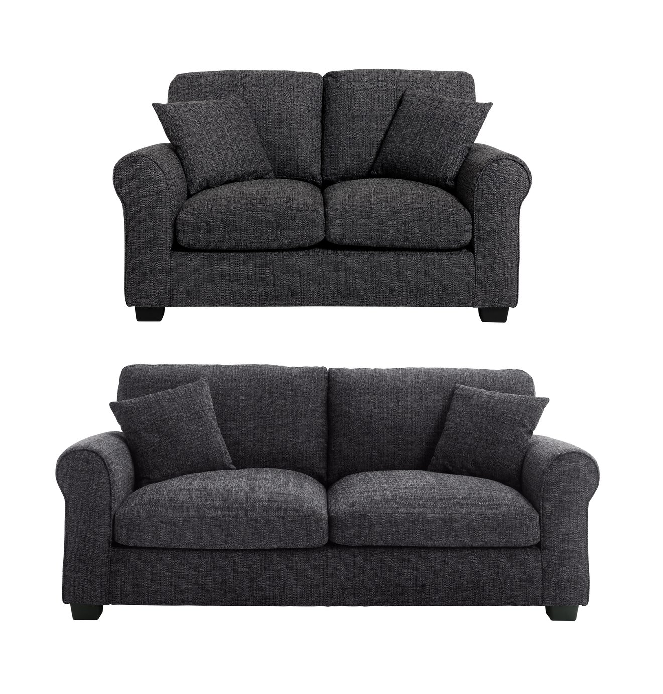 Argos Home Lisbon Fabric 2 Seater & 3 Seater Sofa