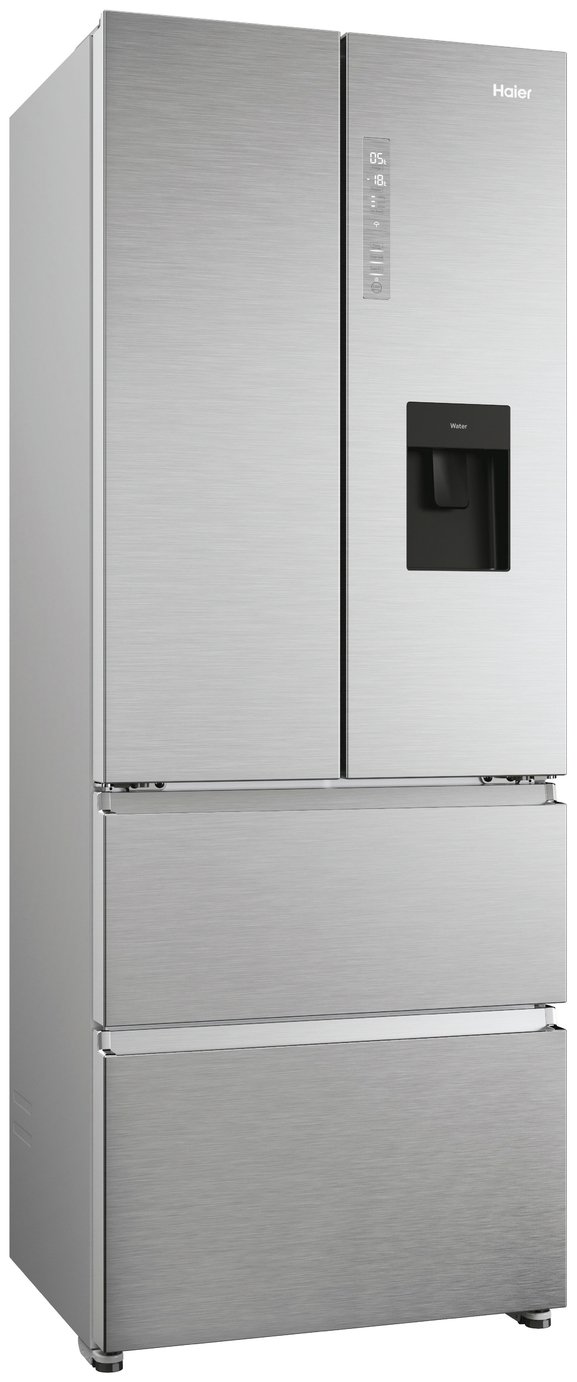 Haier HFR5719EWMP American Fridge Freezer- Inox