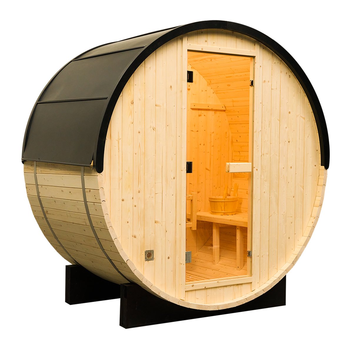 Vidalux 2 Person Traditional Barrel Sauna