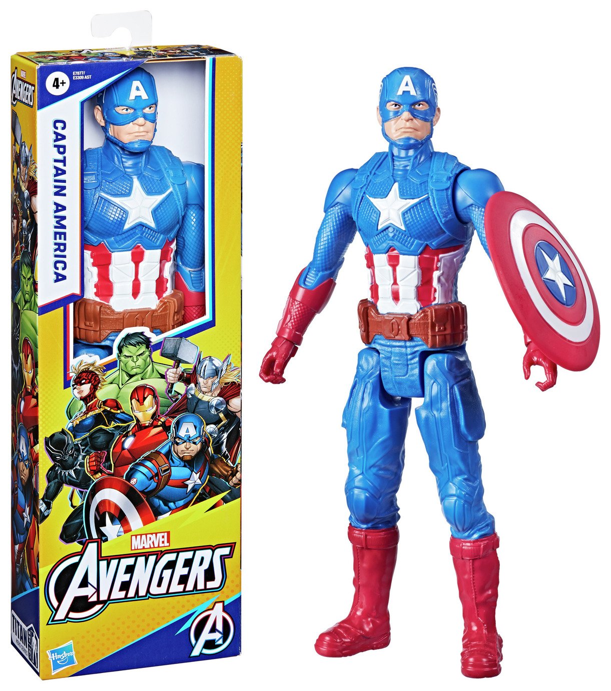 Marvel Avengers Titan Hero Captain America Action Figure
