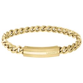 Lacoste Men's Yellow Gold Plated Stainless Steel Bracelet