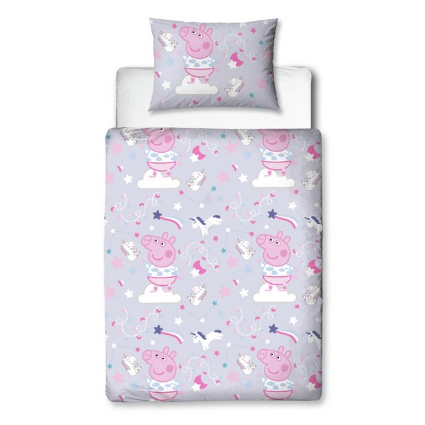 Buy Peppa Pig Sleepy Bedding Set Toddler Kids Duvet Sets Argos