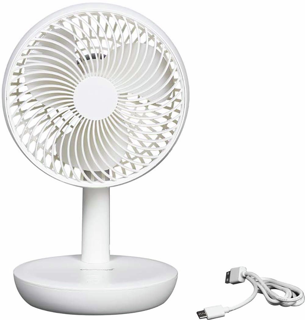 Challenge White Desk Fan - 6 Inch