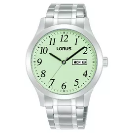 Lorus Men's Luminous Stainless Steel Bracelet Watch