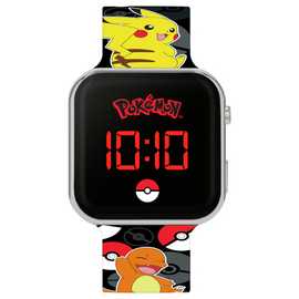 Pokemon Kids Black Digital Watch