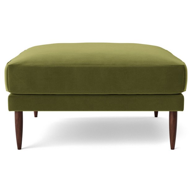 Green ottoman outlet footstool