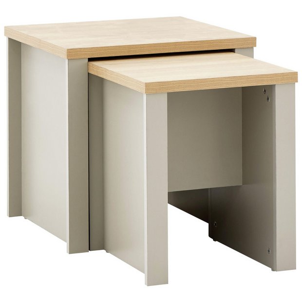 Argos nest deals of tables white