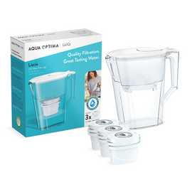Aqua Optima Liscia Water Filter Jug - White