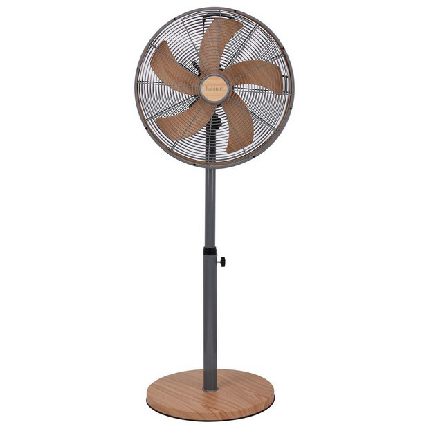 Buy Habitat Wooden Pedestal Fan - 16 Inch | Fans | Argos