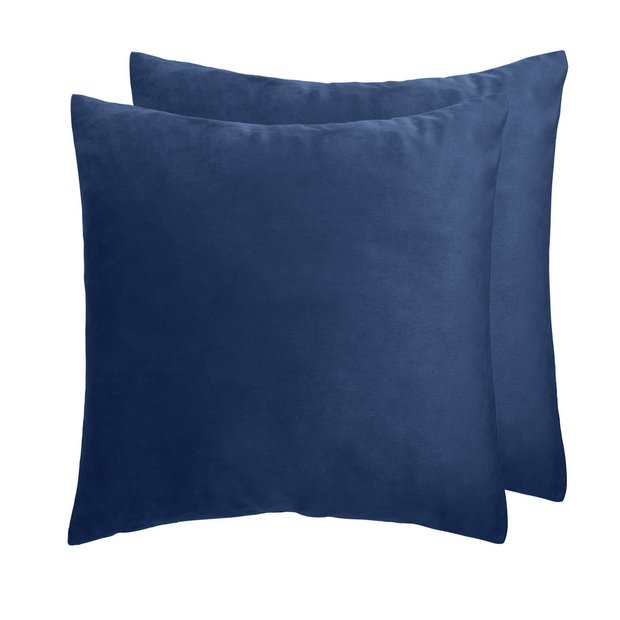 Navy velvet hot sale cushion covers