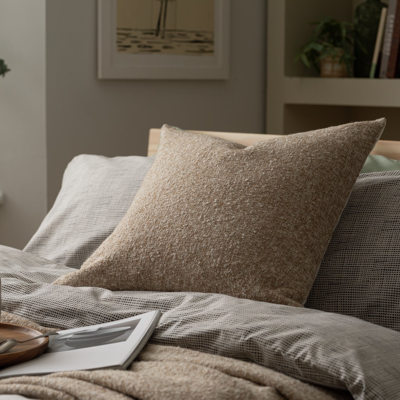 Habitat Boucle Cushion - 50x50cm