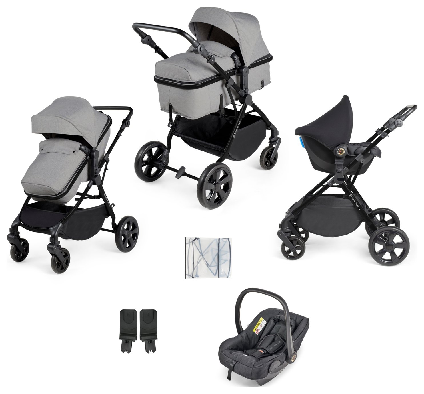 Ickle Bubba Comet 3 in 1 Travel System – Space Grey