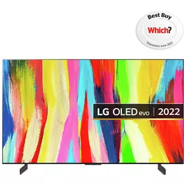 LG 42 Inch OLED42C24LA Smart 4K UHD HDR LED Freeview TV