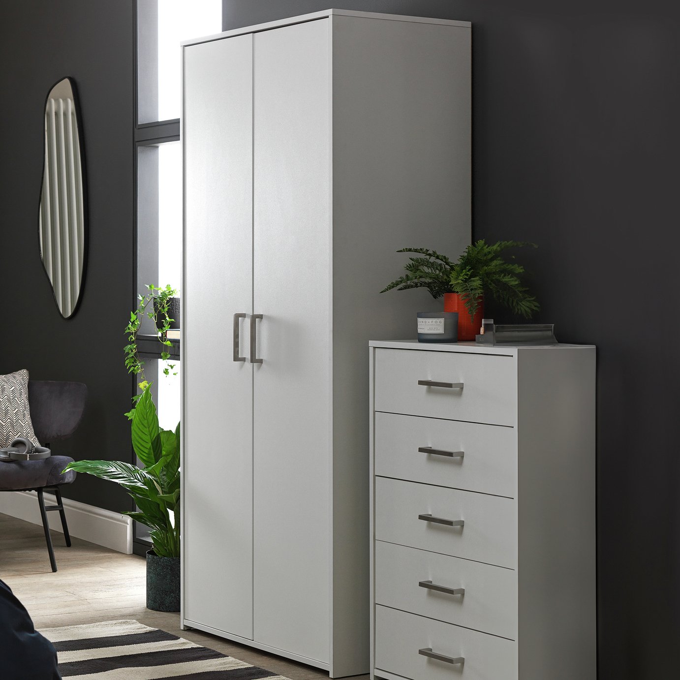 Argos Home Oslo 2 Door Wardrobe