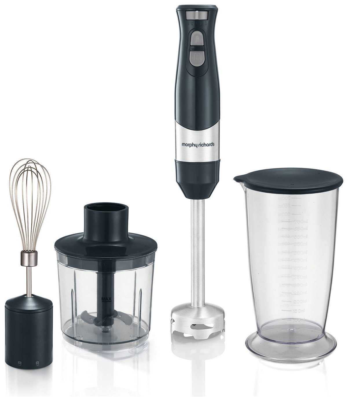 Morphy Richards 402061 Total Control Hand Blender Set - Grey