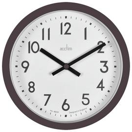 Acctim Elstow Retro Analogue Wall Clock - Black