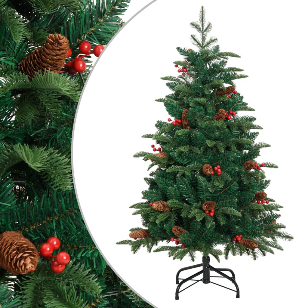 Walplus 333 Branch Tips Hinged Artificial Christmas Tree - Green - 150 cm