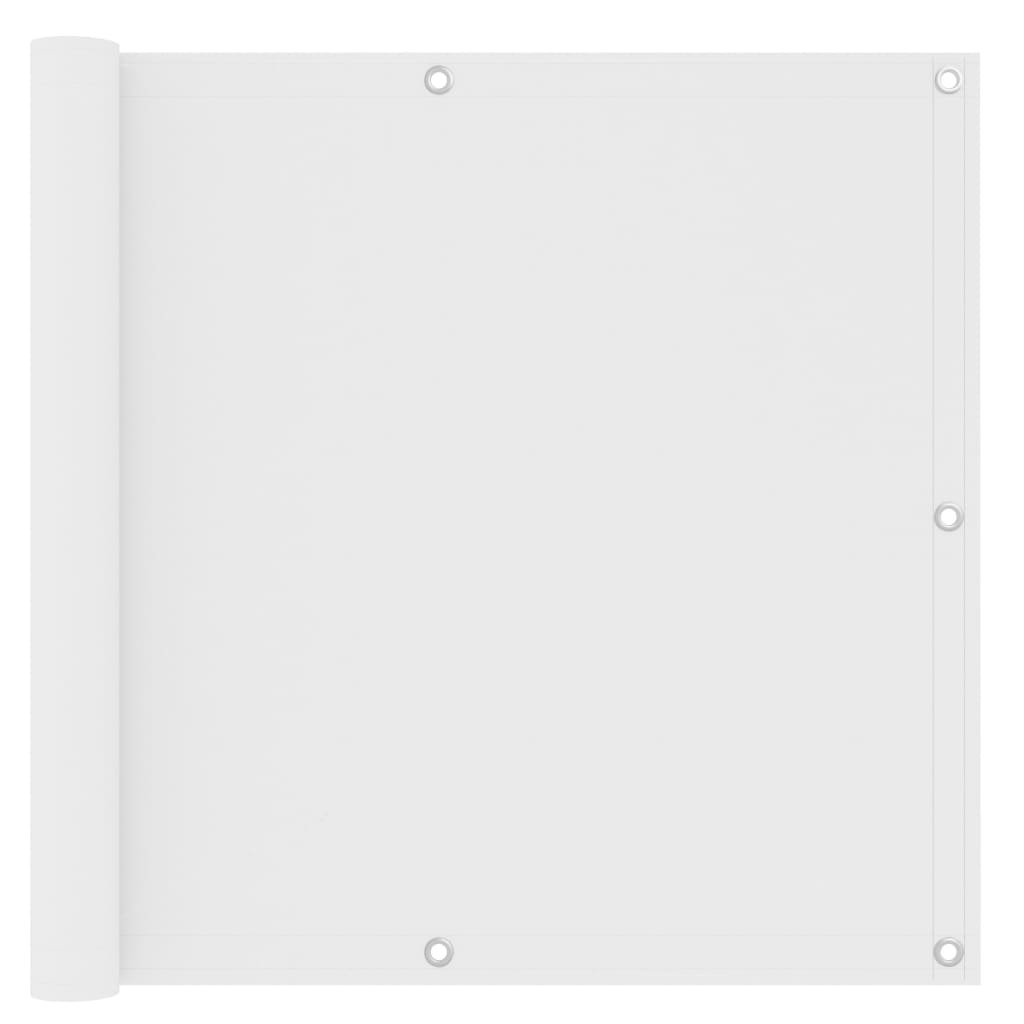 Walplus Polyester Oxford Balcony Screen - White - 90 x 300 cm
