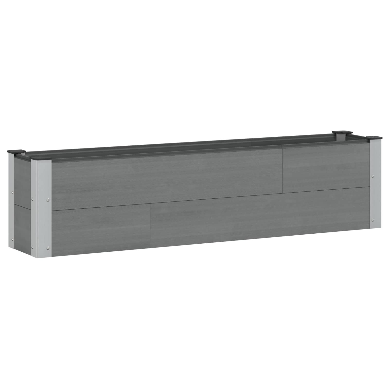 Walplus Raised Garden Bed - Grey - 150 x 30 x 36 cm