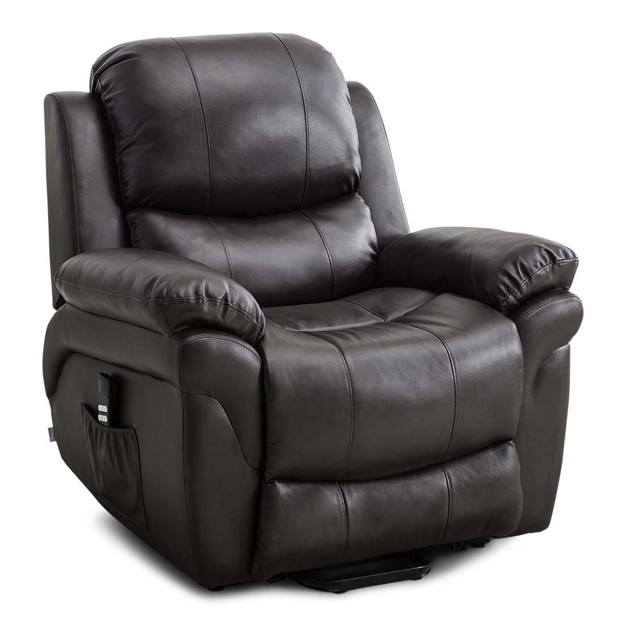Furniture Online Madison Dual Motor Electric Rise Recliner Lift Chair - Brown