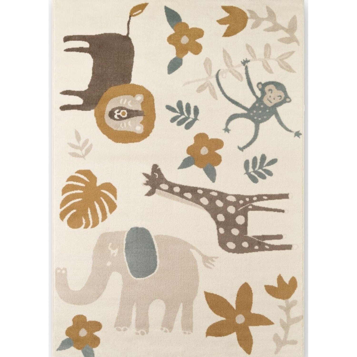 Hanse Home Beige Majoli Scandinavian Boho Style Rug - 120 x 170cm