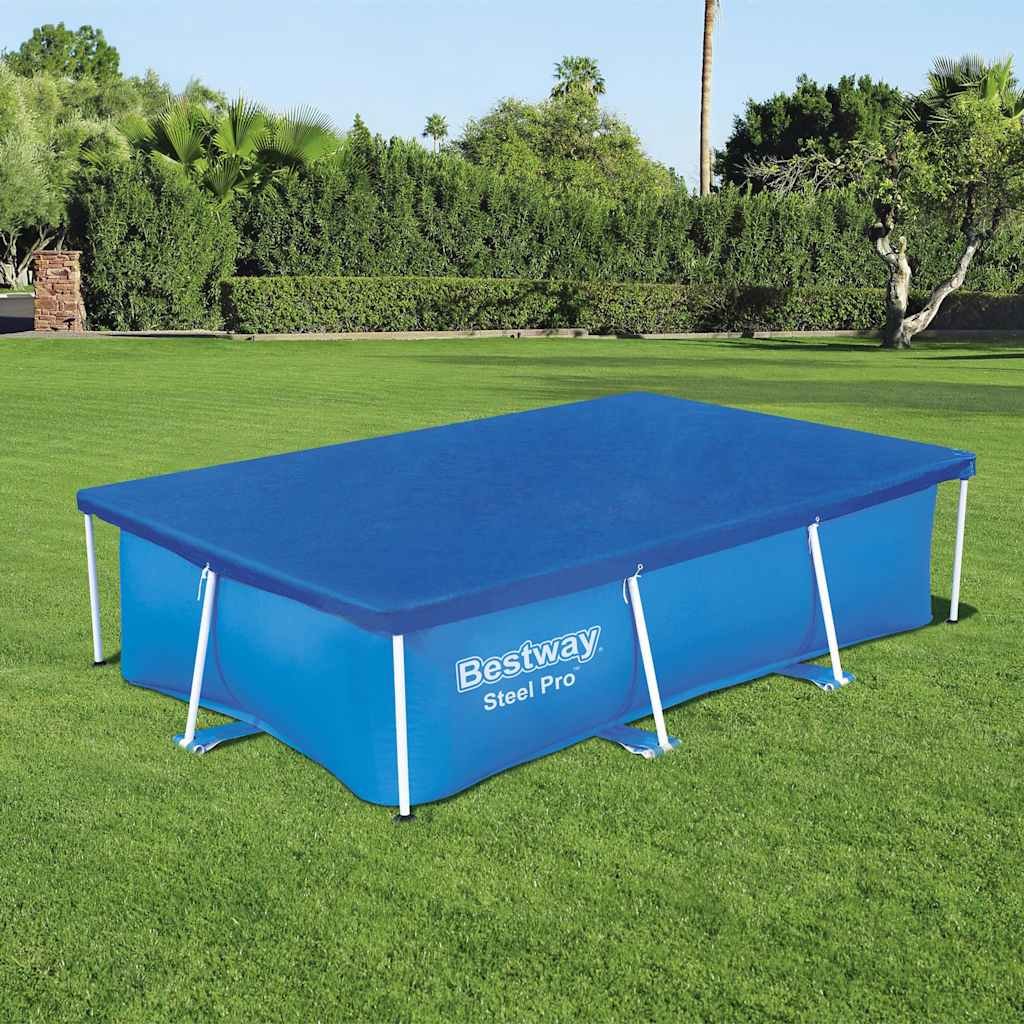 Walplus for 61 cm Pools Polyethylene Pool Cover - Blue - 259x170 cm