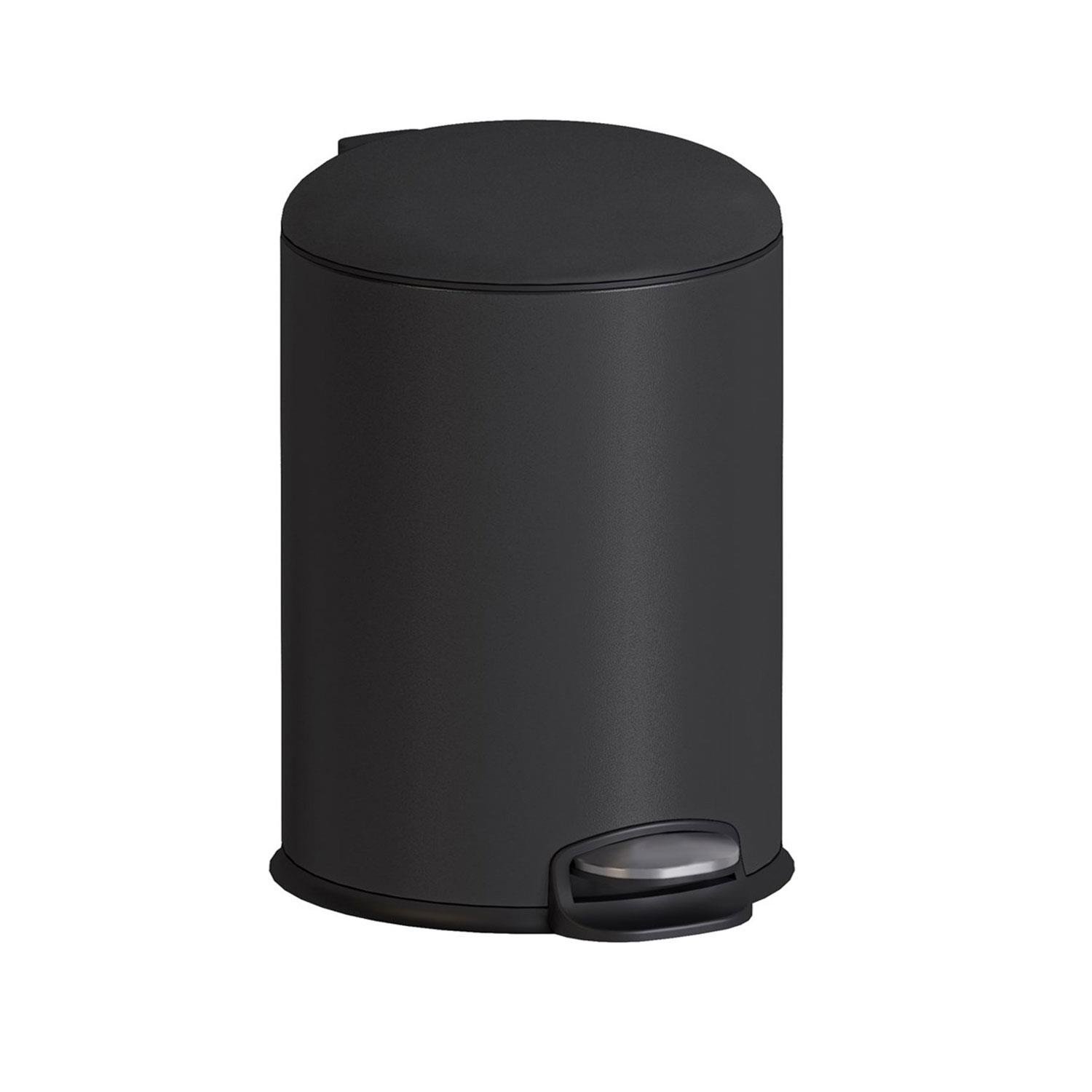 Cosmic Essentials Bathroom Bin - Matt Black