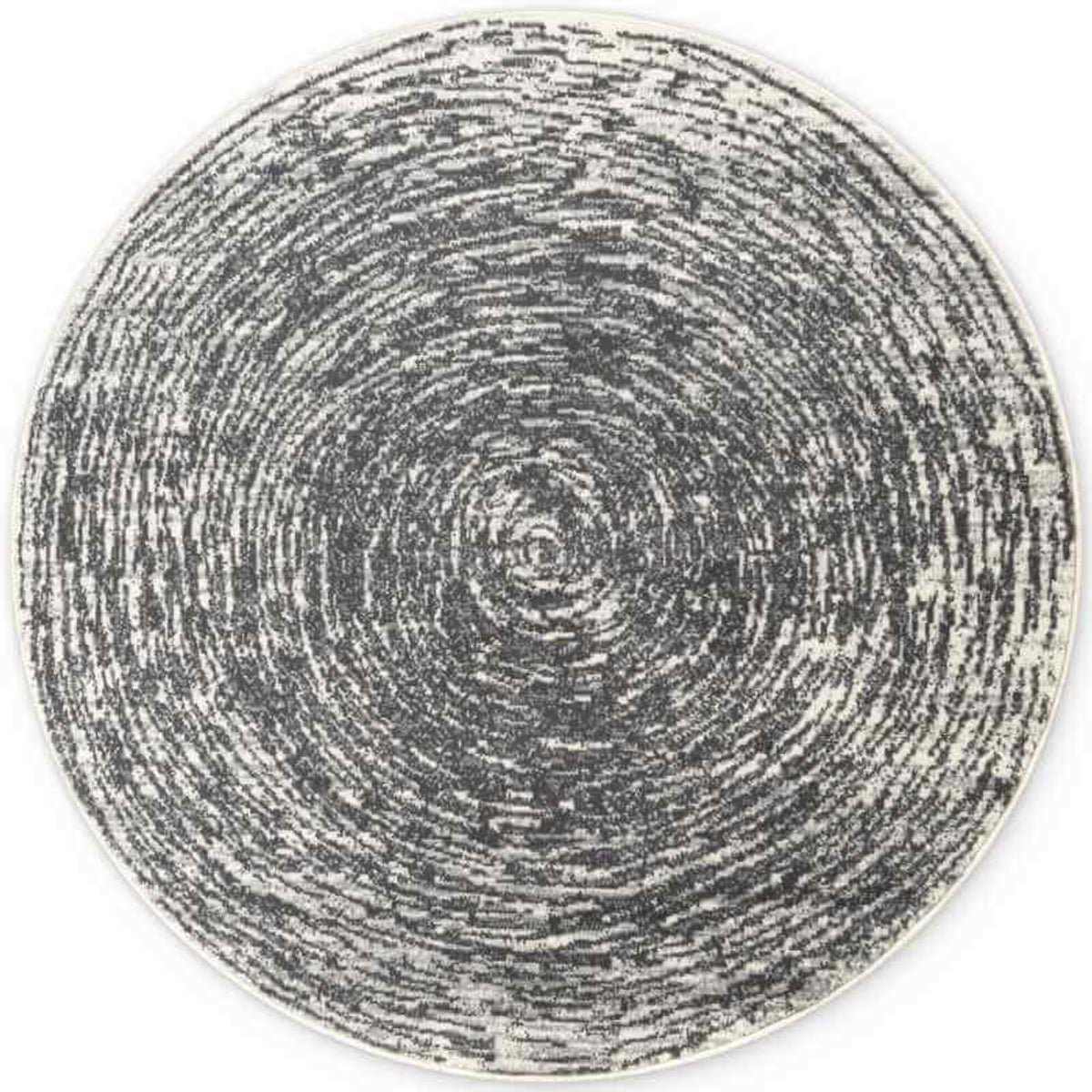 Hanse Home Grey Gloria Cavallo Abstract Round Rug - 120cm
