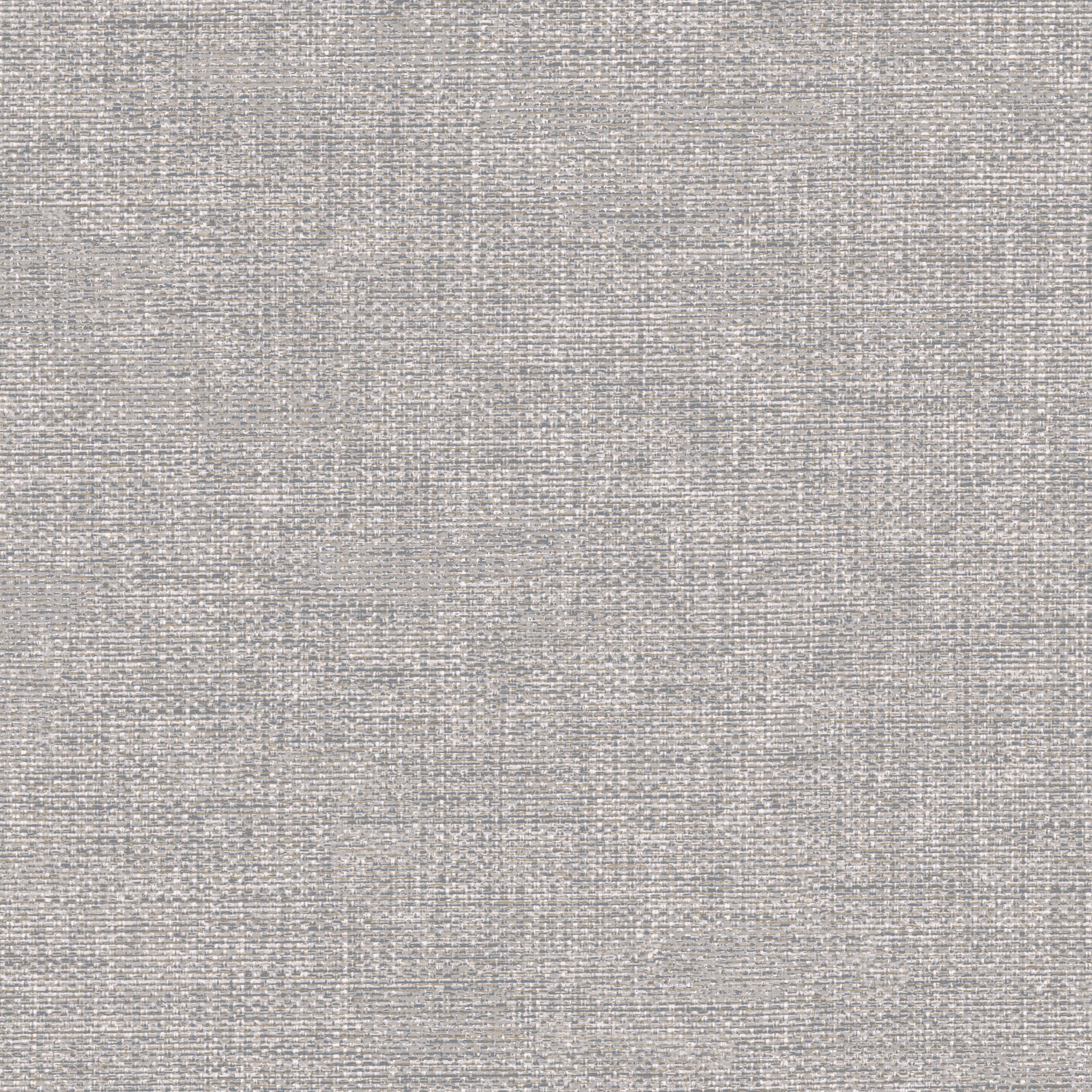 Grandeco Adana Calico Fabric Textured Wallpaper - Grey