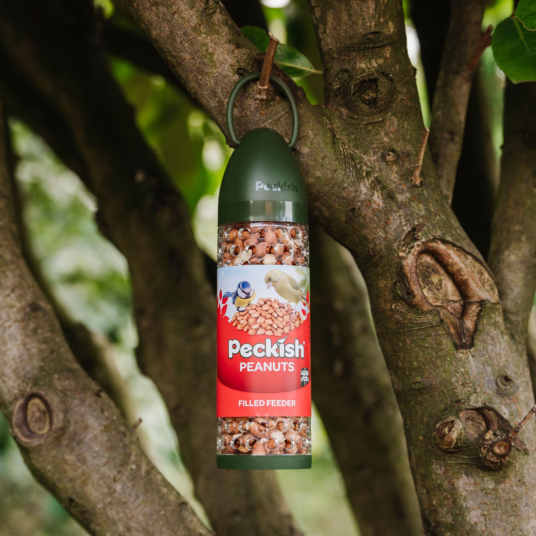 Peckish Peanuts Filled Feeder