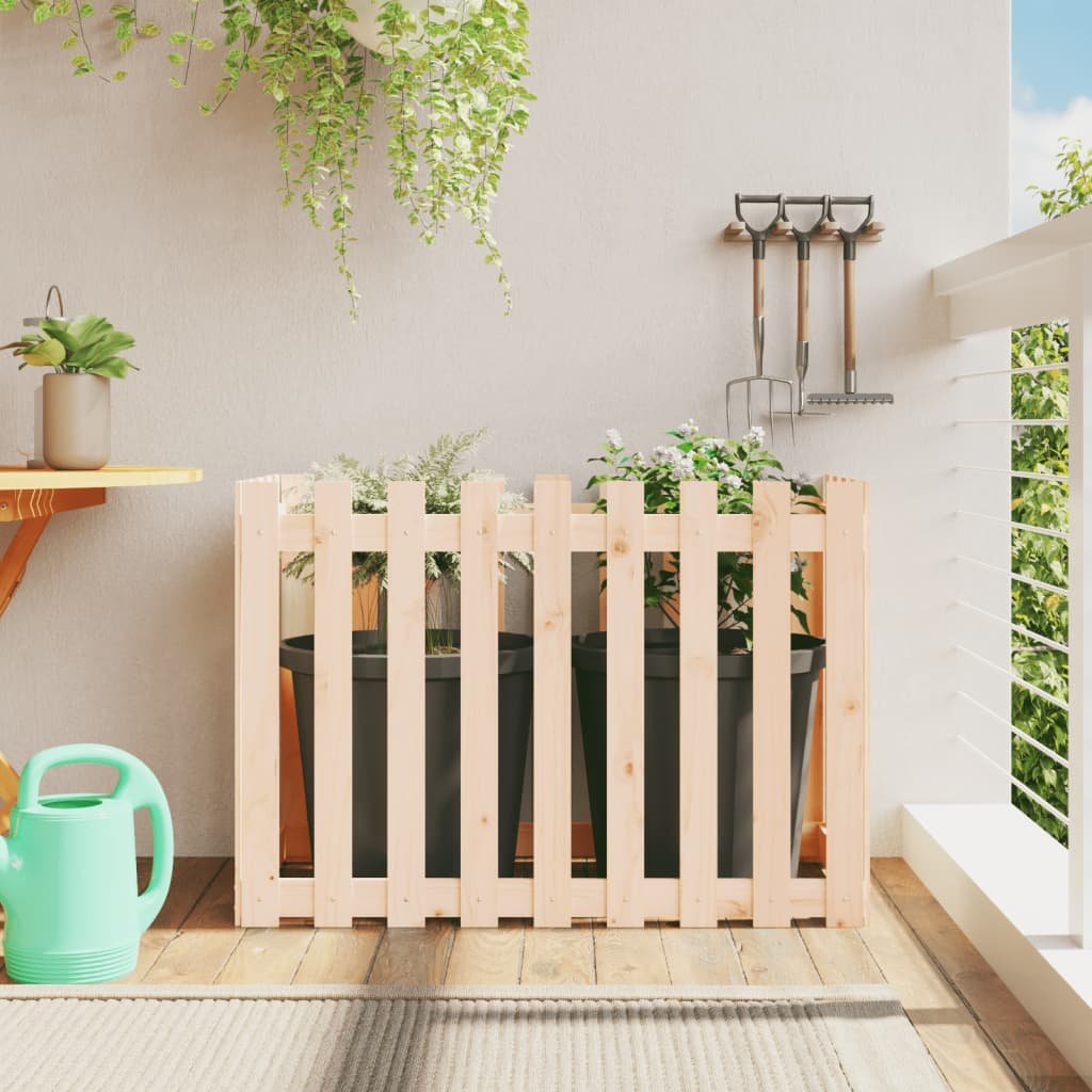 Walplus Wood Raised Garden Bed - 100 x 50 x 70 cm