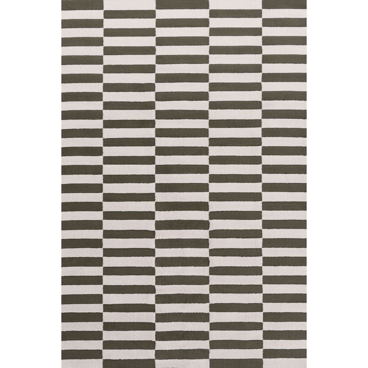 The Rugs Olive Loft Striped Rug - 160 x 230cm