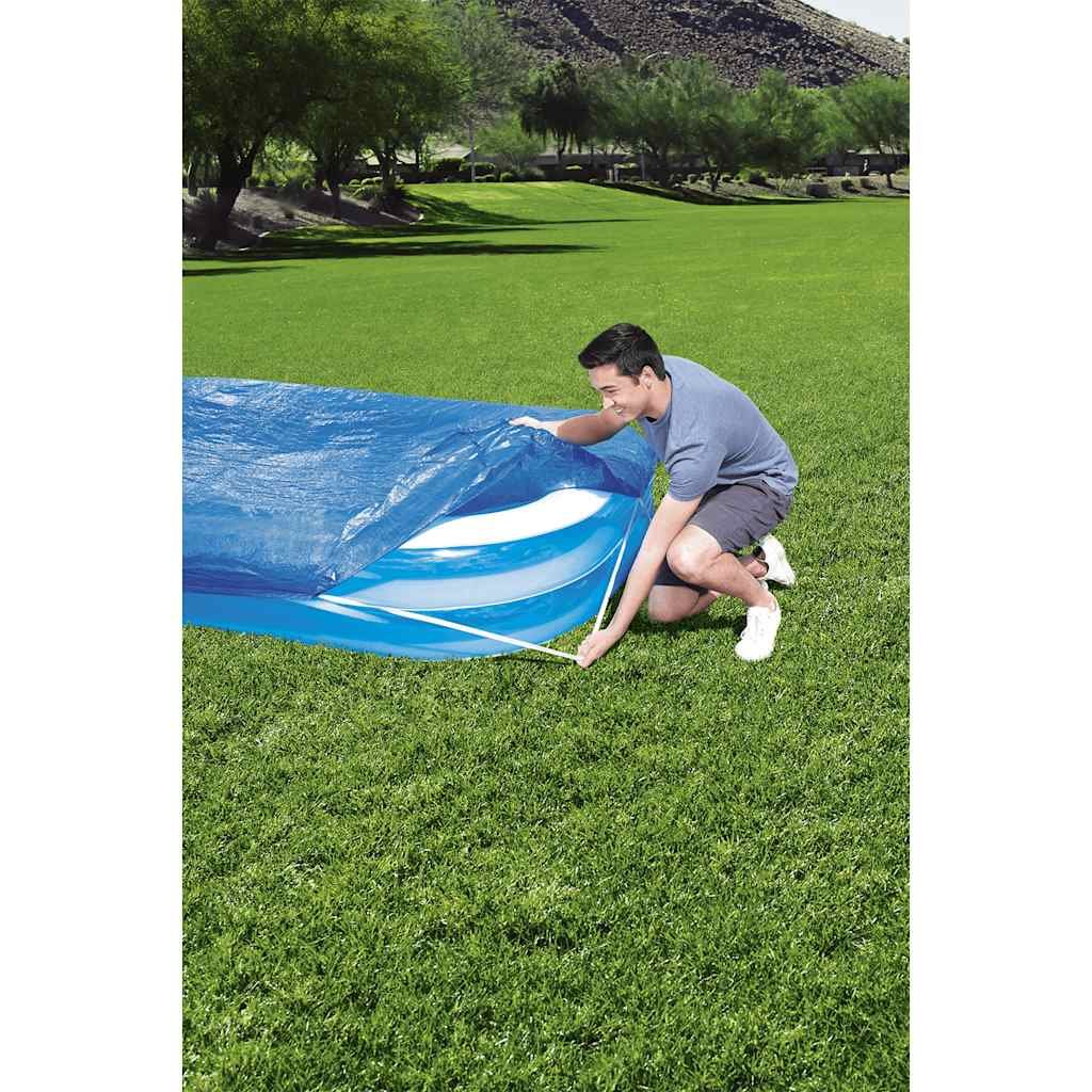 Walplus Polyethylene Pool Cover - Blue - 262 x 175 x 51 cm