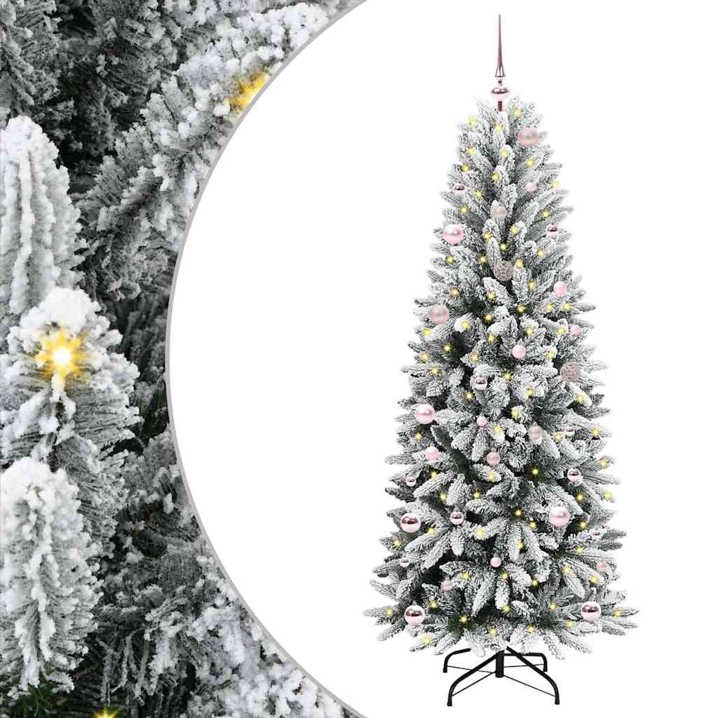Walplus 150 LED Lights Artificial Christmas Tree Indoor Use - White - 150 cm